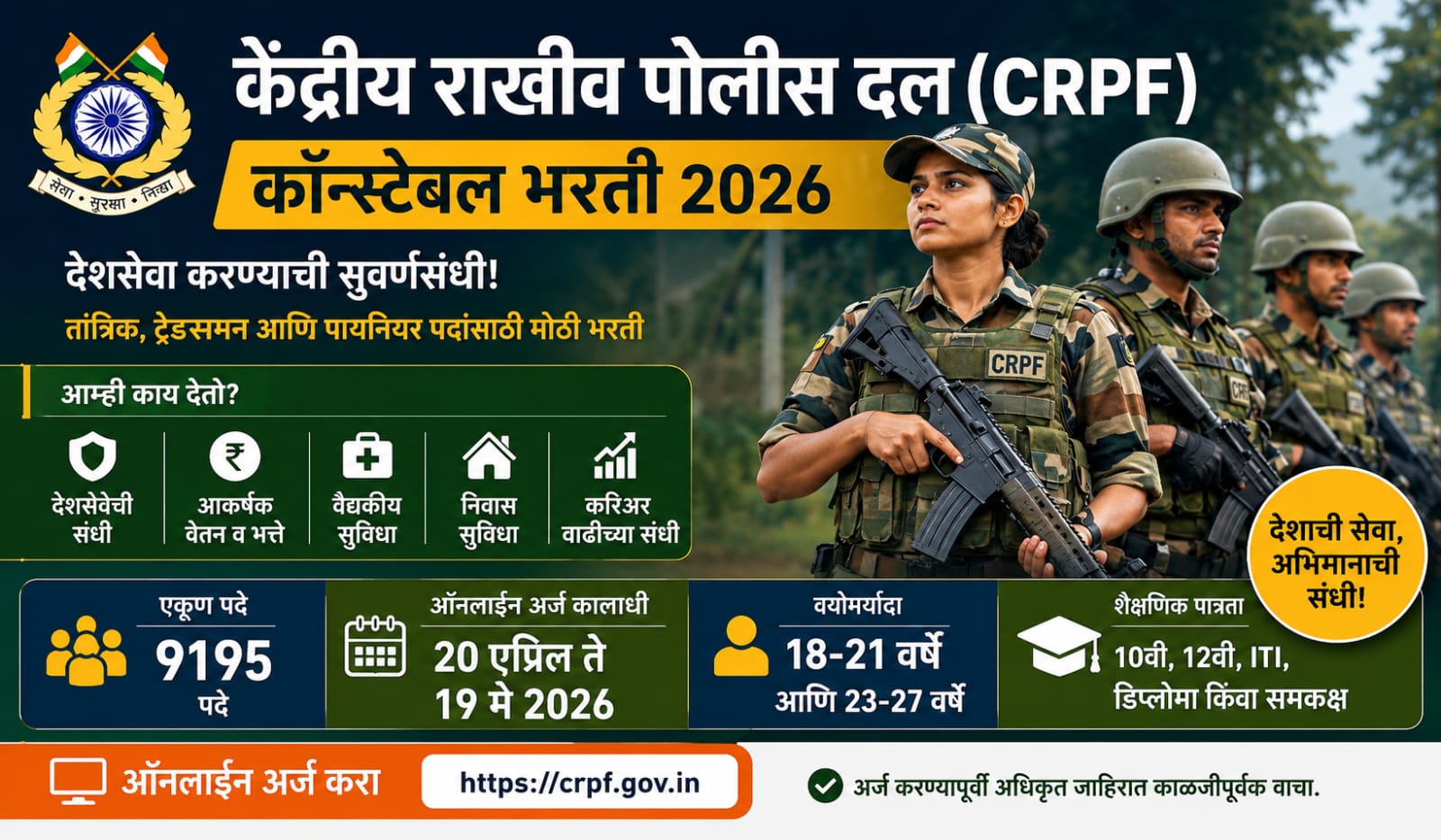CRPF Bharti 2026