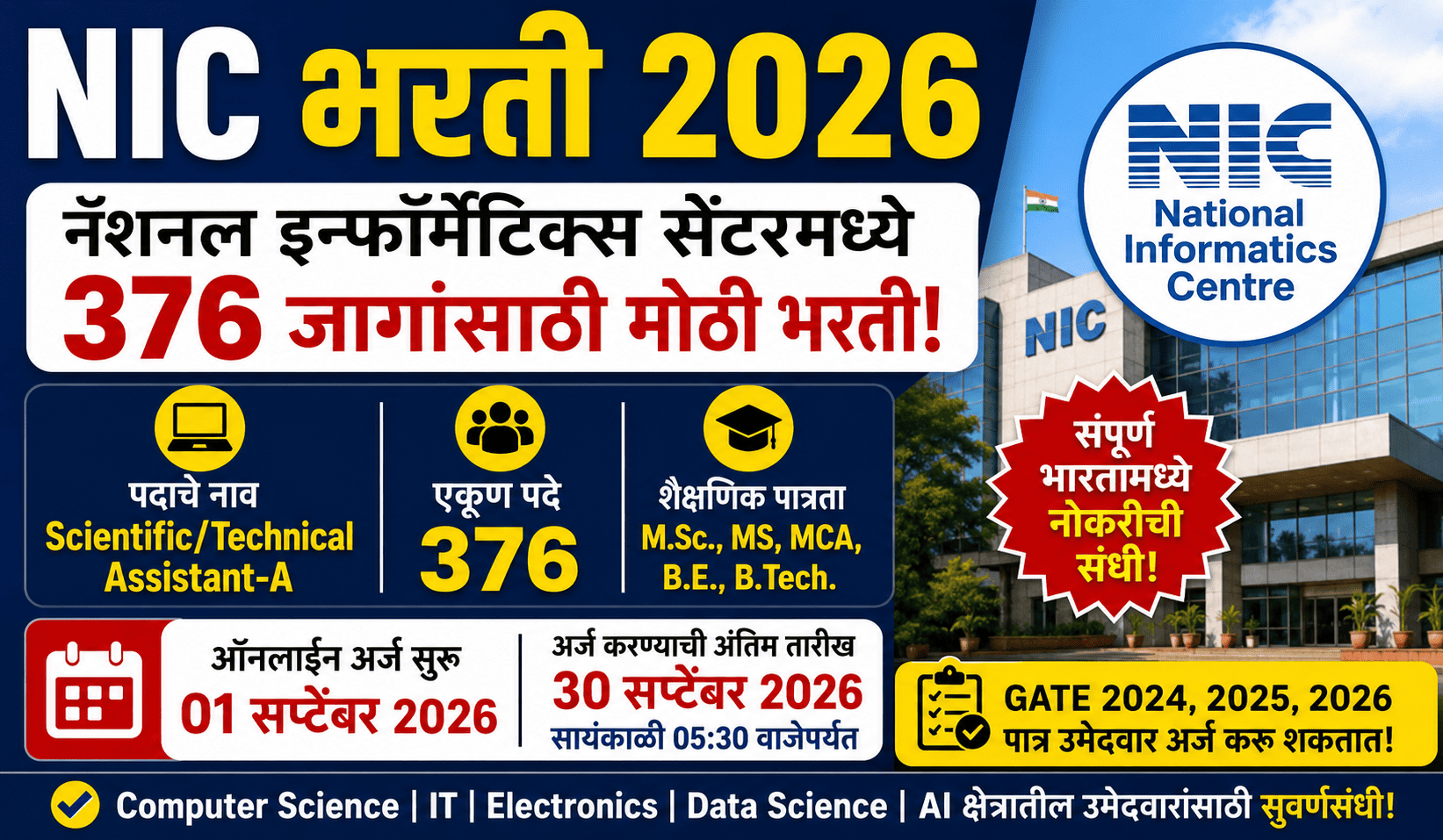 NIC Bharti 2026
