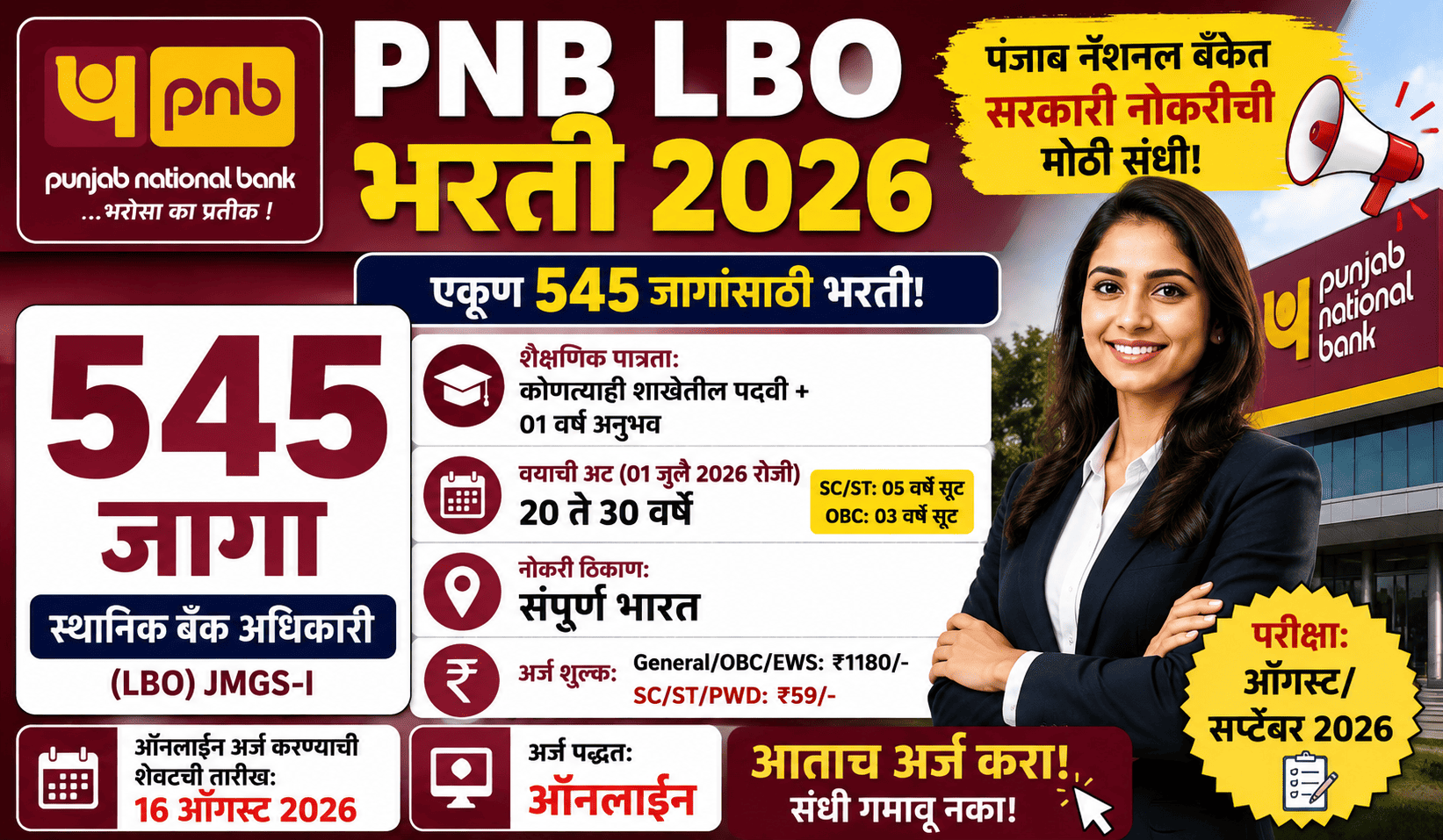PNB LBO Bharti 2026