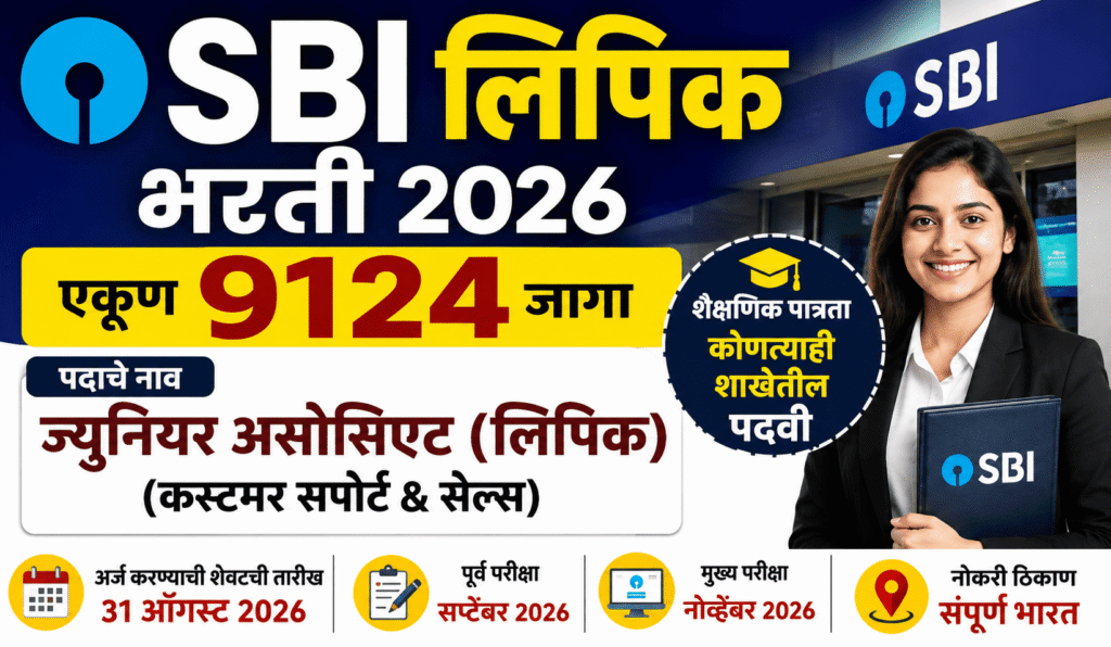 SBI Clerk Bharti 2026