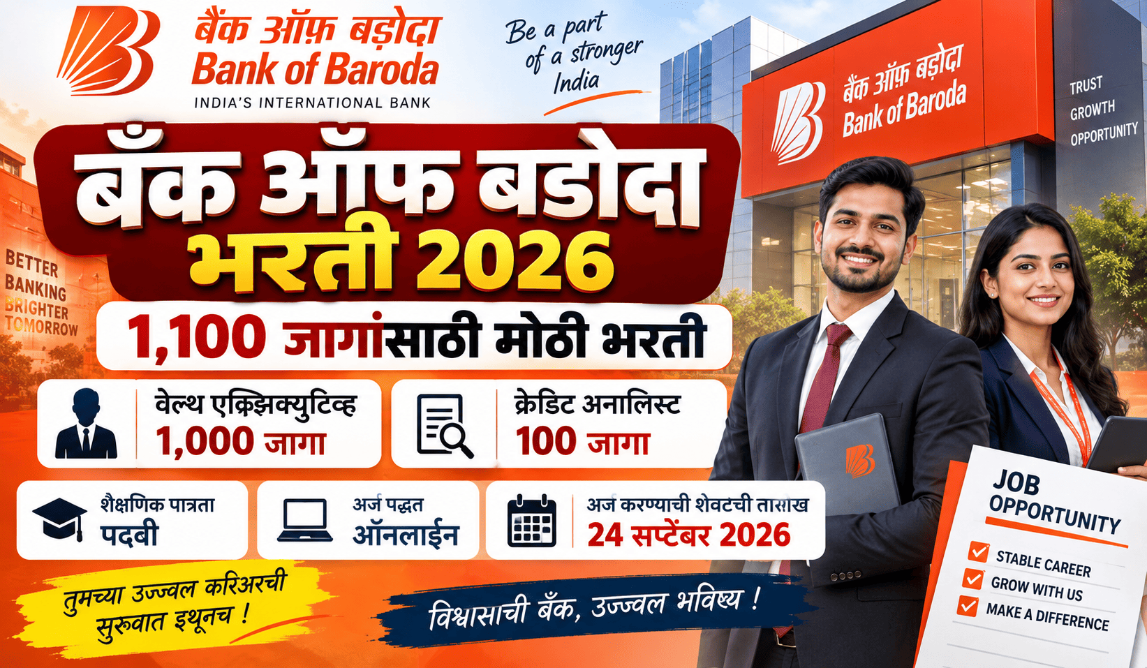 Bank of Baroda Bharti 2026