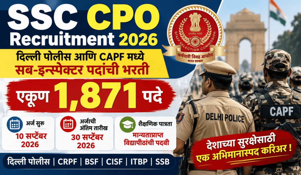 SSC CPO Recruitment 2026