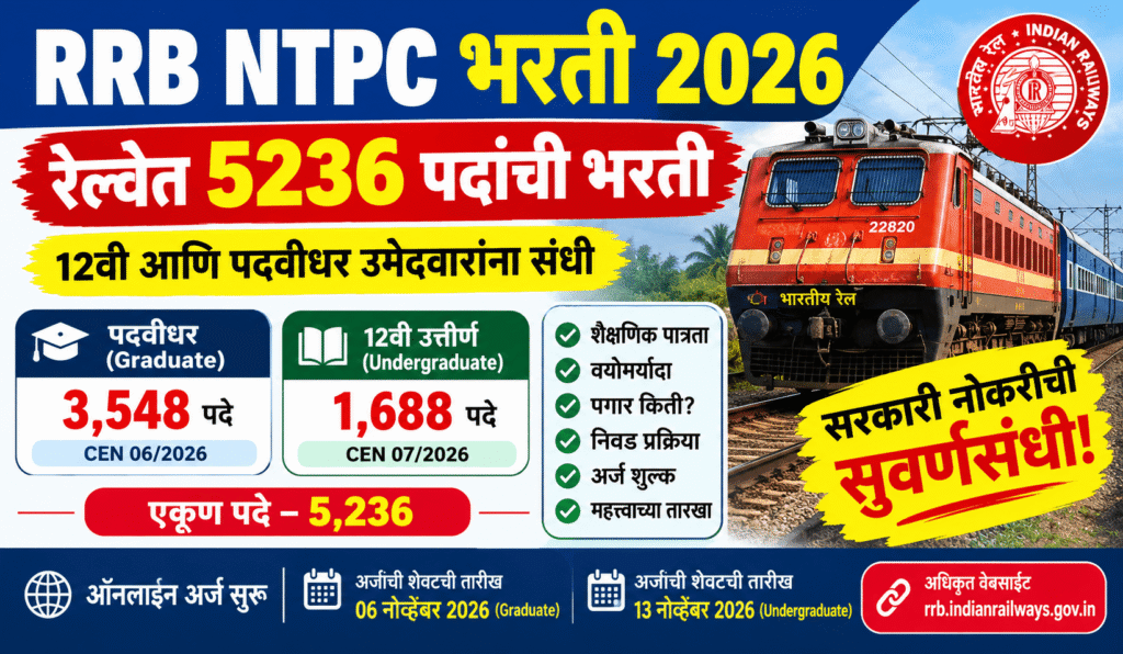 RRB NTPC Bharti 2026